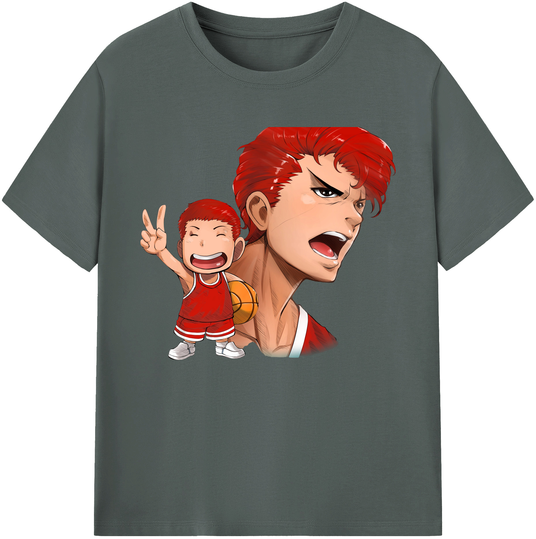 （画像用） SLAM DUNK／スラムダンク 綿100％ メンズ半袖Tシャツ｜肌触りやわらか＆通気性